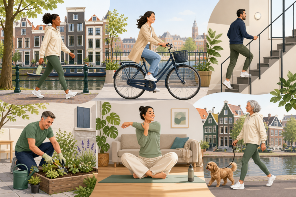 150 minuten bewegen per week